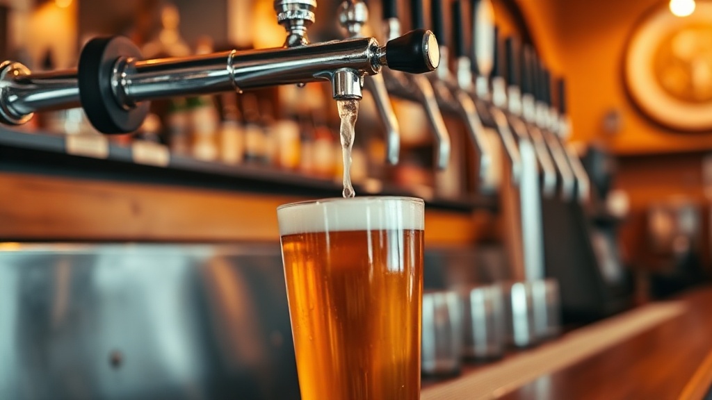 Chopp tirado de cerveza Trentina
