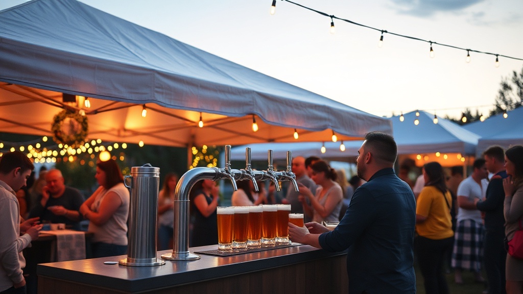 Servicio de chopp Trentina en evento