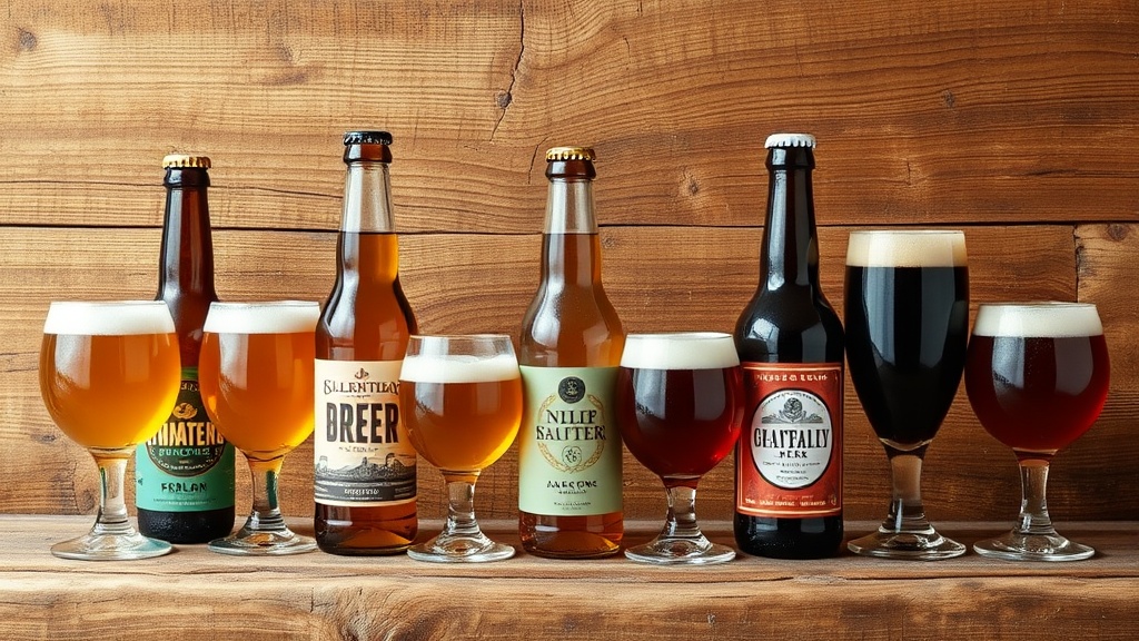 Variedad de cervezas Trentina